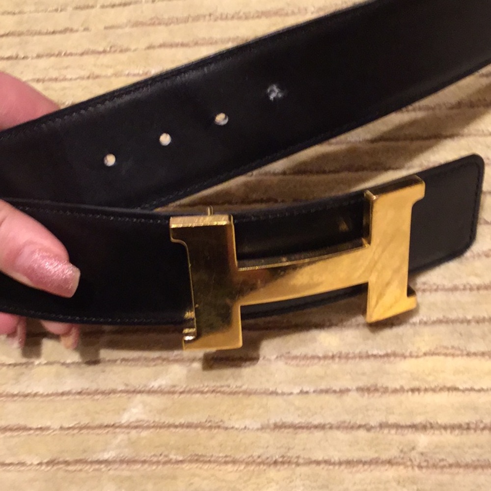 Authentic men’s Hermès belt - Picture 2 of 5